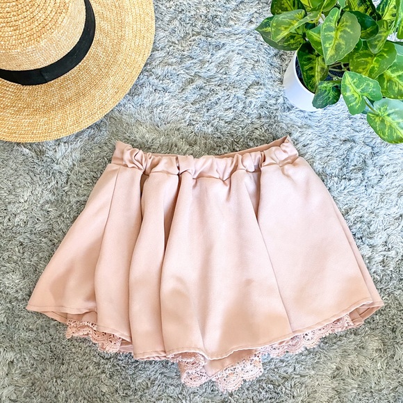 Emsexcite Pink Nude Mini Skort Medium - Picture 3 of 4